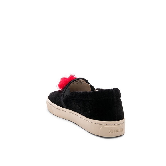 Soludos | Women's Velvet Show Pony Sneaker Black Size 9.5 - Picture 5 of 6